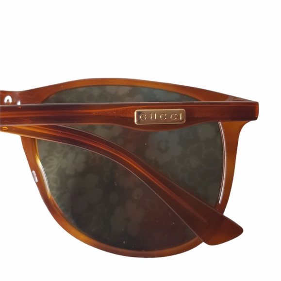 Gucci Shiny Light Havana Square Sunglasses ? main image 6
